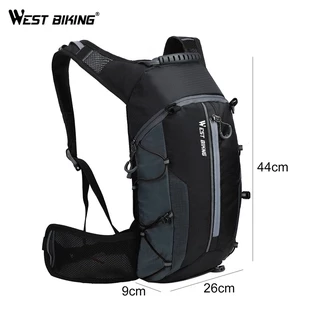 WEST BIKING กระเป๋าเป้สะพายหลัง ขนาด 10 ลิตร 16 ลิตร และกระเป๋าน้ํา 2 ลิตร เหมาะกับการพกพาเดินทาง ขี่จักรยาน ปีนเขา