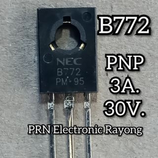 B772,2SB772, PNP 3A. 30V. 5ชิ้น