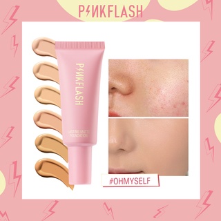 Pinkflash รองพื้นเนื้อแมทติดทนนานสําหรับแต่งหน้า