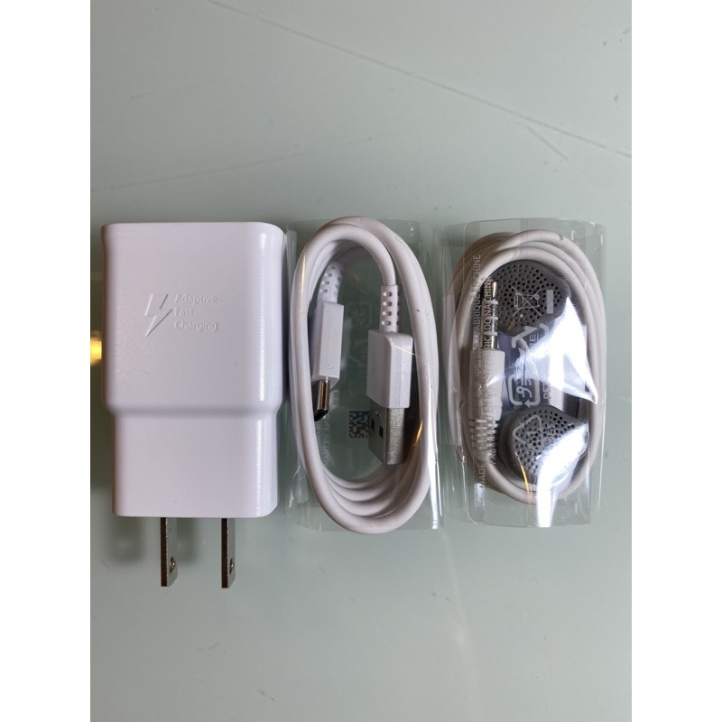 Adapter Fast Charge+USB Type C+ SmallTalk ซัมชุงของแท้ จากกล่อง
