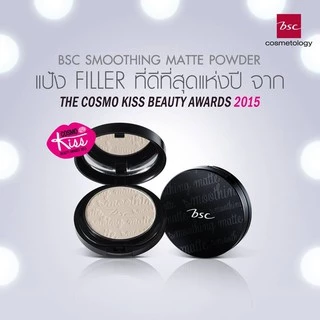 ควรอ่านรายละเอียดก่อนสั่ง)เซทคู่ตลับจริง 10.5 กรัม+รีฟิล 10.5 กรัม bsc smoothing matte powder