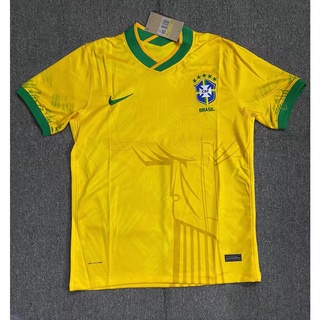 [Fans] เสื้อกีฬาแขนสั้น ลายทีมชาติฟุตบอล Brazil 2223 ชุดเหย้า