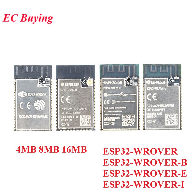 Esp32-wrover ESP32-WROVER-B ESP32-WROVER-I ESP32-WROVER-E ESP32 4MB 8MB 16MB โมดูลแฟลชไร้สาย ดูอัลคอ