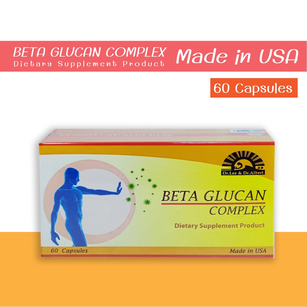 BETA GLUCAN COMPLEX ดร.ลี แอนด์ ดร.แอลเบิร์ท 60 capsules