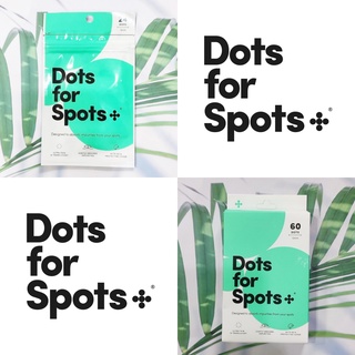 (Dots for Spots®) Hydrocolloid Acne Patch 24 or 60 Count แผ่นแปะสิว สำหรับใบหน้า แผ่นดูดซับสิว