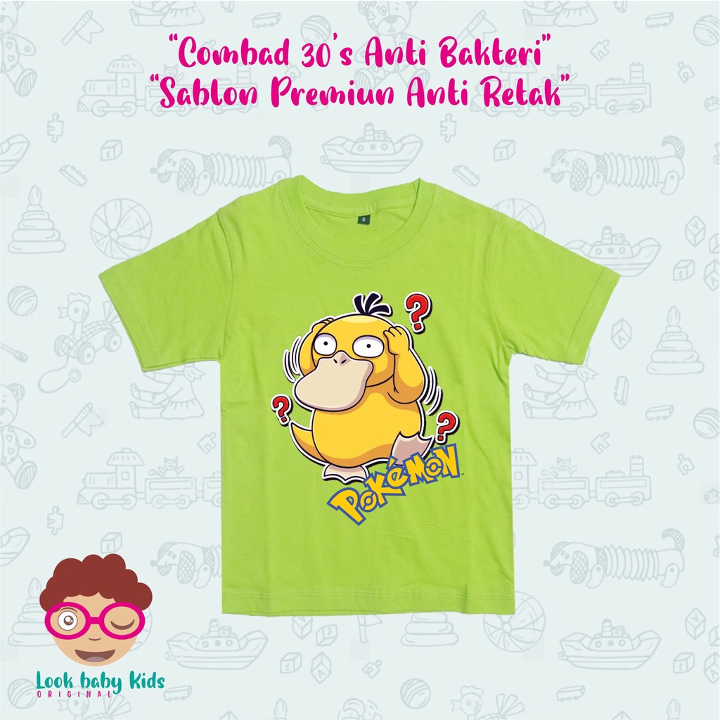 เสื้อยืด Pokemon Psyduck Kids 1-12th