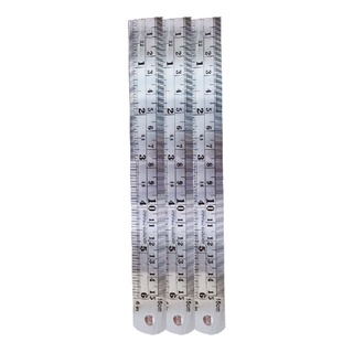 ไม้บรรทัดฟุตเหล็ก 6 นิ้ว แพ็ค 6 อัน101360Stainless Ruler 6 Inch 6 Pcs/Pack