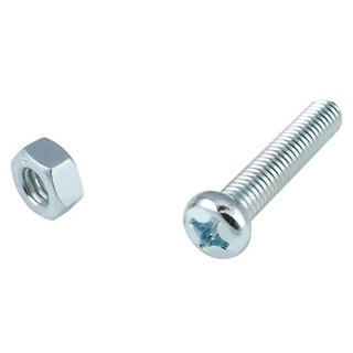 อุปกรณ์ยึดติด สกรูเกลียวมิลน็อต JP 6X30 มม. 25 ตัว Screws, Nuts &amp; Washers