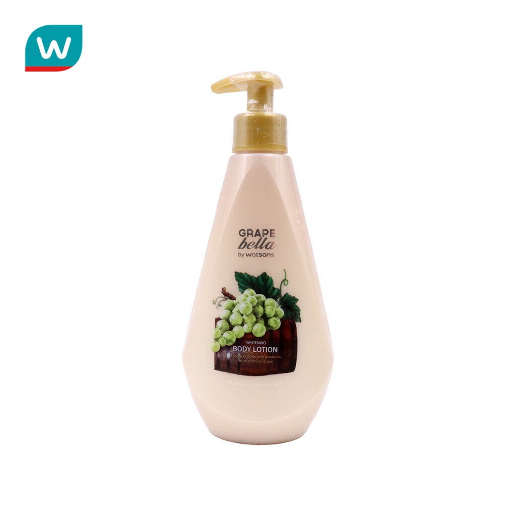 Grape Bella by Watsons เกรพ เบลล่า บาย วัตสัน ไวท์เทนนิ่ง บอดี้ โลชั่น 400มล.