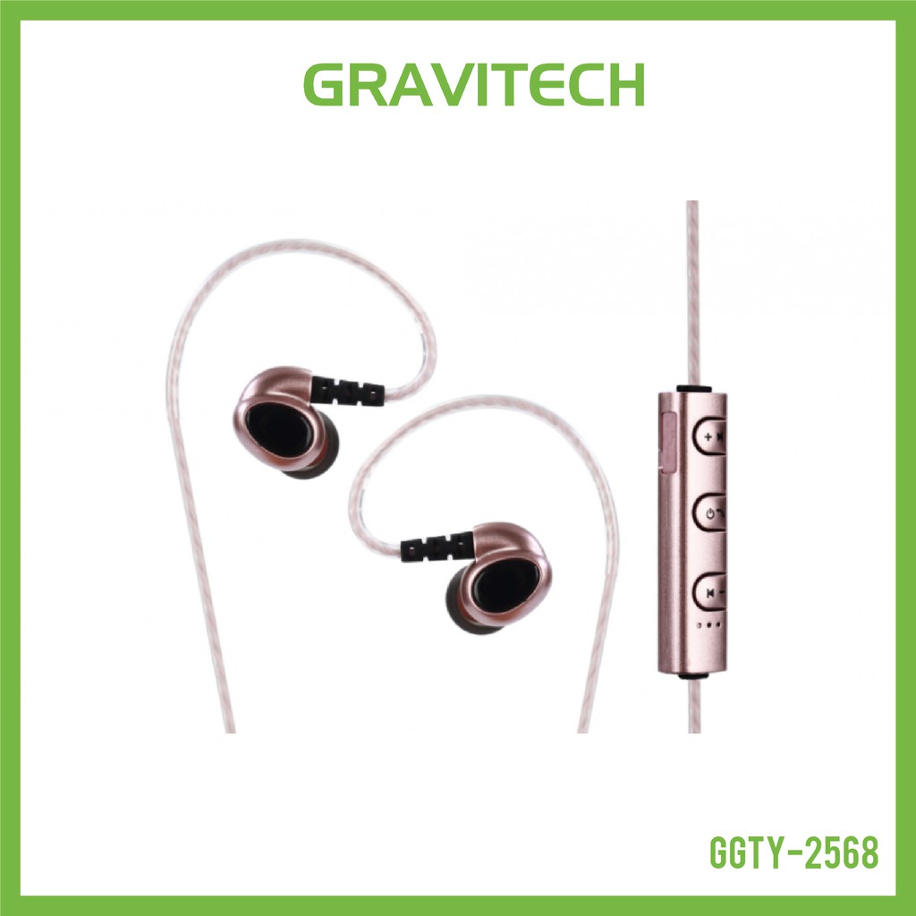 [Gravitechthai]Sport Pro SY-BT450 Wireless Bluetooth Headphones with in-line MIC - PINK