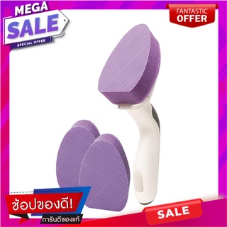 แปรงทำความสะอาดเตาไฟฟ้าพร้อมด้ามจับ SCOTCH-BRITE สีม่วง แปรงทำความสะอาด CLEANING BRUSH GLASS COOKTOP WAND SCOTCH-BRITE P