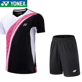 Yonex ใหม่ เสื้อผ้าแบดมินตัน เทนนิส ระบายอากาศ แบบแห้งเร็ว สําหรับผู้ชาย และผู้หญิง ใส่เล่นกีฬา