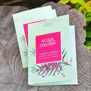 ให้ความสดชื่นแบบตื่นตัว 🥰 น้ำหอม  4711 Acqua Colonia Pink Pepper Grapefruit Eau De Colonge ขนาดทดลอง ของแท้ 100%