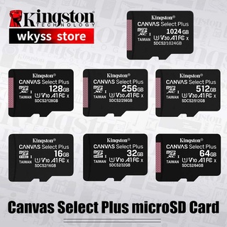 Kingston ใหม่ การ์ดหน่วยความจํา Micro SD TF Class10 100MB/s 1024GB 512GB 256GB 128GB 64GB 32GB 16GB