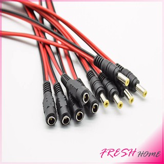 แจ๊คเสียบ DC 5.5 * 2.1 mm ซ็อกเก็ตปลั๊กแจ็คเสียบสายเคเบิล 12…