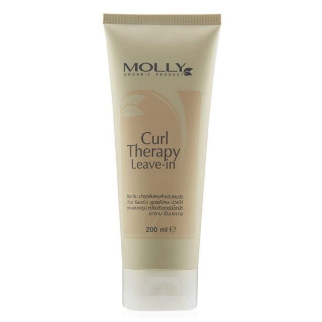Molly Curl Therapy Leave-in 200 ml. มอลลี่ เคิร์ล เทอราพี ลีฟ-อิน มอลลี่ บำรุงผมสำหรับผมดัด จับลอน (955419)