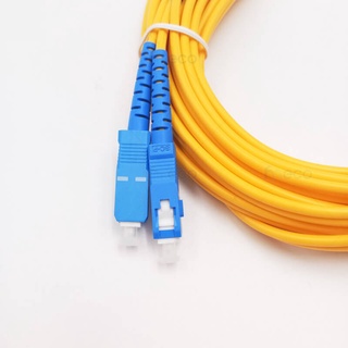 สายไฟเบอร์ ใยแก้วนำแสง ทนต่อการโค้งงอ เครื่องพิมพ์ optical fiber cable SC FC 6เมตร 1ชุด 2เส้น สายไฟเบอร์ออฟติก