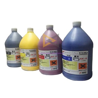 หมึก สำหรับเครื่องพิมพ์ Konica/Seiko 14pl (4L) Low Odor เครื่องที่ใช้กับหัวพิมพ์ Seiko SPT1020-35pl /510-35pl