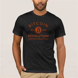 เสื้อเบลาส์ - ผู้ชายเสื้อยืดเสื้อยืดยอดนิยมsคลาสสิกBitcoinปฏิวัติStreetwearออกแบบสโลแกนแขนสั้นTees