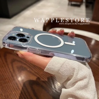 เคสใสแม่เหล็กชาร์จ เคสสำหรับรุ่น 78/SE20- 17 167Air 17Pro 17ProMax Filp5 Filp6 S23Ultra S24Ultra