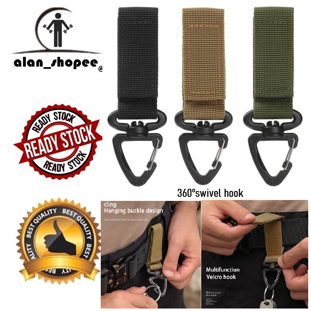 [Domybestshop.th] พวงกุญแจคาราบิเนอร์ ทรงสามเหลี่ยม สําหรับตั้งแคมป์ เดินป่า