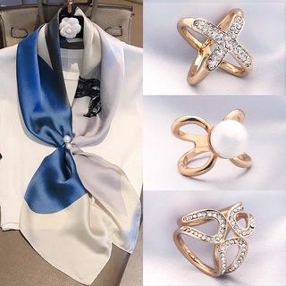 เครื่องประดับ ผ้าพันคอ ผ้าเรยอน ฝังเพชร อเนกประสงค์ สามมิติ …