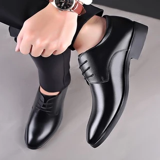 พร้อมส่ง Casual shoes รองเท้าหนังผู้ชาย หนังขัดมันชาย ไซส์ 39-45👞