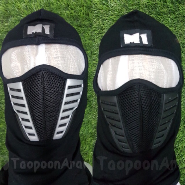 M1 ของแท้ %!! หมวกซับเหงื่อรองหมวกกันน็อค มีกรองฝุ่น! (M5)