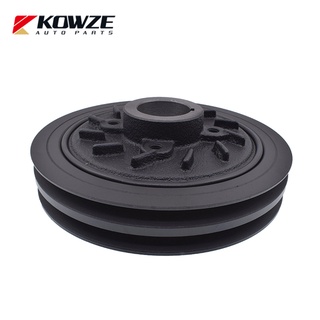 KOWZE Engine Crankshaft Pulley MD110165 fit for Mitsubishi L200 L300 4D56 K64T K74T K94W 4D56 23124-42000 2312442000