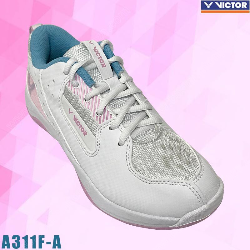 【 ของแท้ % 】รองเท้าแบดมินตันสตรี วิคเตอร์ A311F สีขาว (A311F-A)