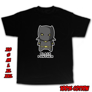 เสื้อยืด Marvel Avengers Black Panther Chibi Cute Design Shirt (A2)เสื้อยืด เสือยืดผู้ชาย