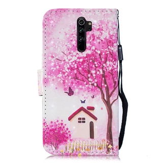 Fashion 3D Painting PU Leather Casing Xiaomi Redmi 9 Flip Cover Xiomi Redmi9 Wallet Case with Lanyard Card Holder Stand