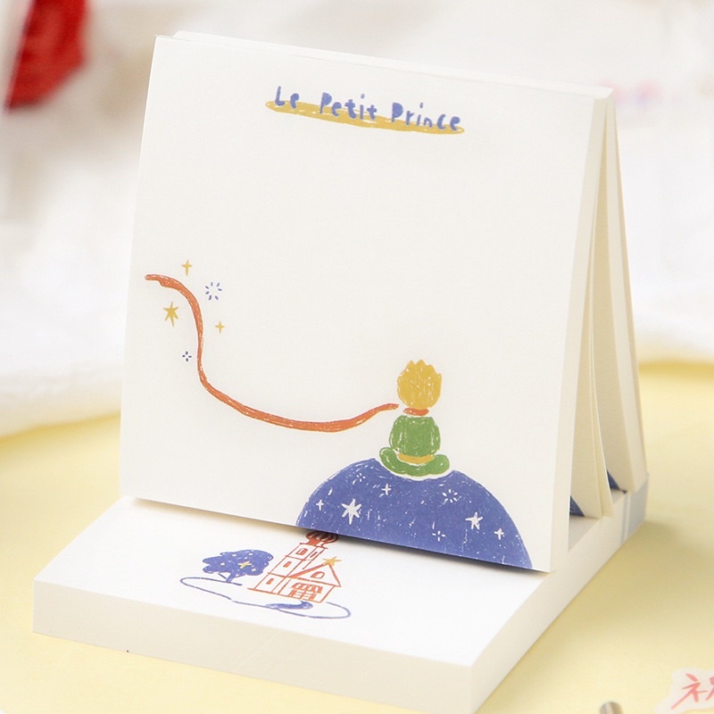 STICKY NOTE The Little Prince 👑 กระดาษโน้ต เจ้าชายน้อย มีกาวด้านบน กระดาษน่ารัก สมุดฉีก สมุดโน้ต - รูปที่ 4