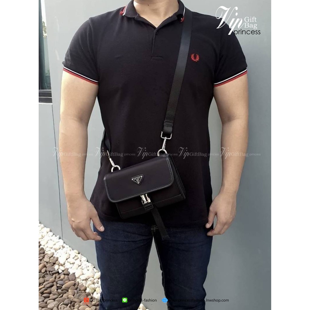 Prada men crossbody discount bag