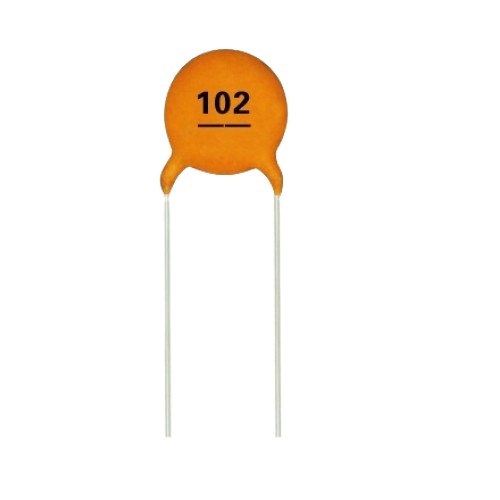 ตัวเก็บประจุ Capacitor 102 0.001uF 50V แบบ Ceramic จำนวน 10 ชิ้น