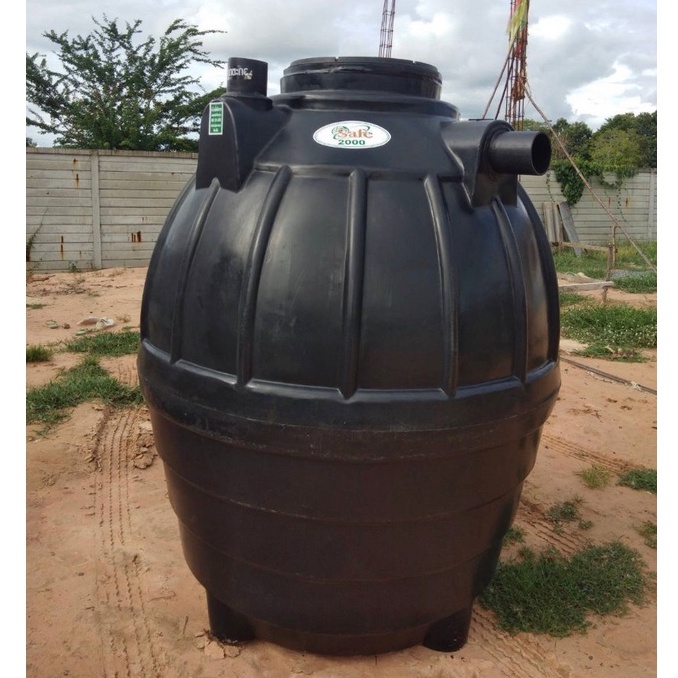 ถังบำบัดน้ำเสีย ขนาด 2000 ลิตร ยี่ห้อ Safe ส่งฟรีกรุงเทพปริมณฑล ต่างจังหวัดมีค่าขนส่ง กรุณาแชทสอบถามค่าขนส่ง