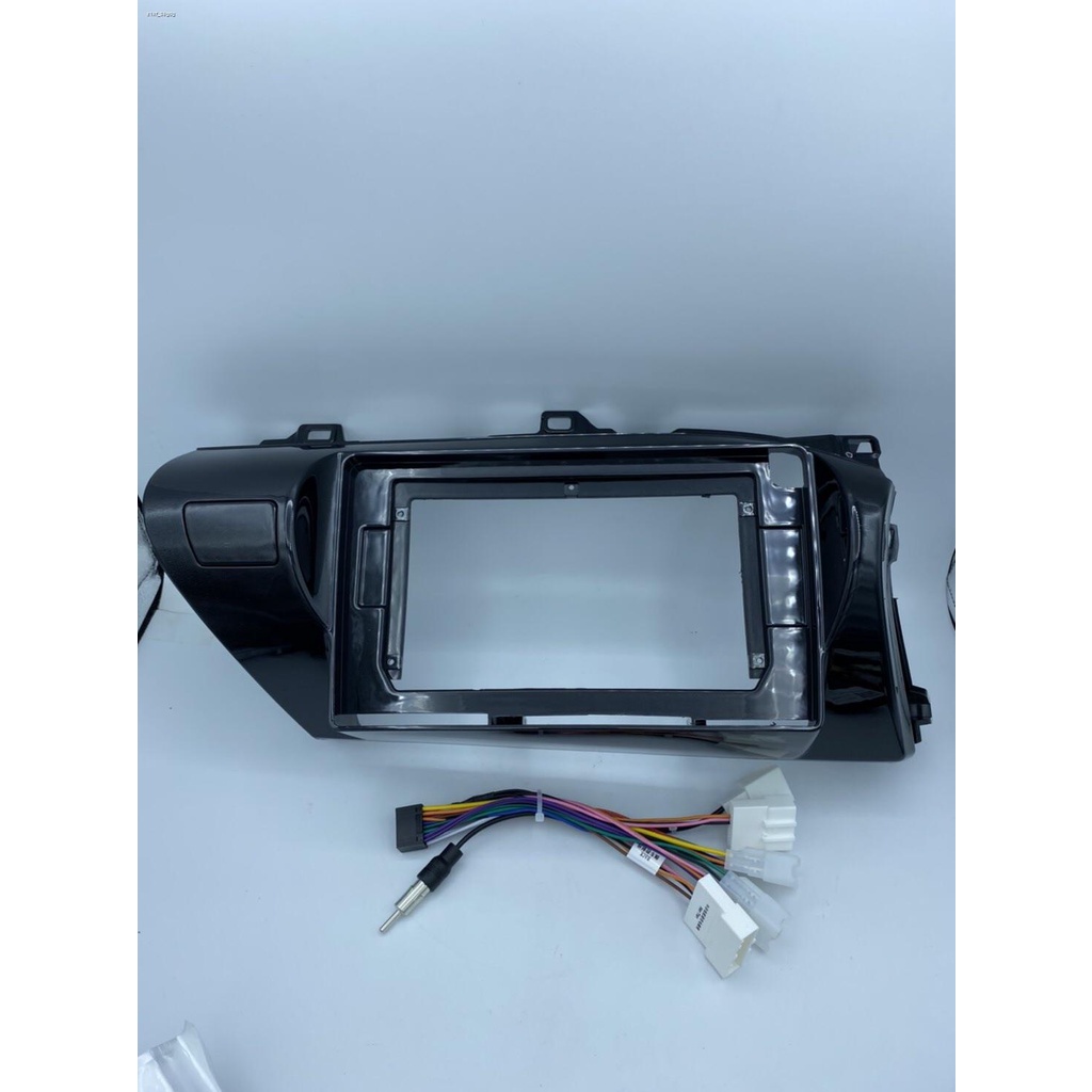 กรอบหน้าจอ2ดินแอนดรอย  ใส่ขนาดจอใหญ่10.1" สำหรับรถ Toyota REVO ( พร้อมปลั๊กไฟ 16pin )