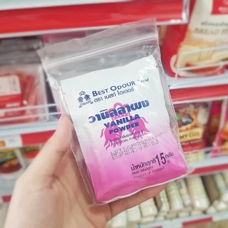 วานิลลาผง เบส โอเดอร์ !!แพ็คคู่สุดคุ้ม!! ขนาด 15 กรัม ได้ 2 ซอง