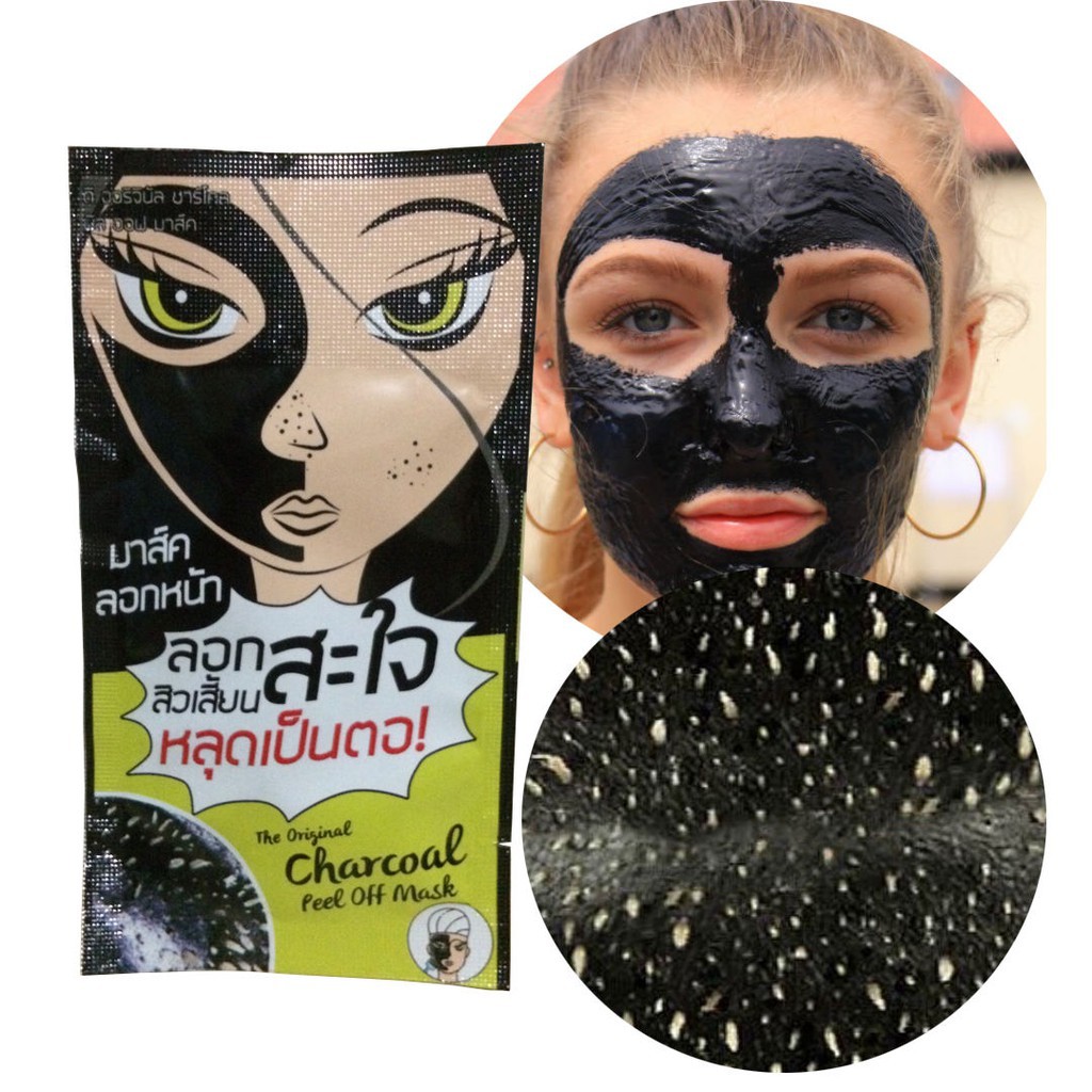 The Original Charcoal Peel Off Mask 5g ดิออริจินัล ชาร์โคล มาส์คโคลนลอก ...