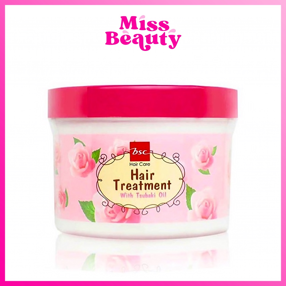 ทรีทเม้นท์ BSC Hair Treatment With Tsubaki Oil บีเอสซี ทรีทเม้น ซึบากิ ออยล์ 400 กรัม