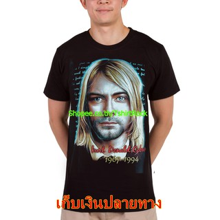 เสื้อยืดวินเทจเสื้อวง Nirvana เสื้อยืดลาย เนอร์วานา เสื้อยืด วงดนตรี เสื้อวินเทจ RCM1035S-5XL