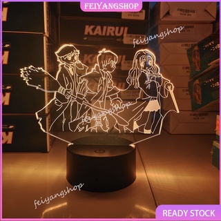 โคมไฟ LED รูป Harry Potter Hermione Ron 3d ของขวัญ สําหรับตกแต่งห้องนอนเด็ก