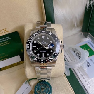 นาฬิกาข้อมือ ✅Rolex GMT Master II  ✅โรงงาน  NOOB factory  ✅กระจกแซฟไฟร์แท้100%