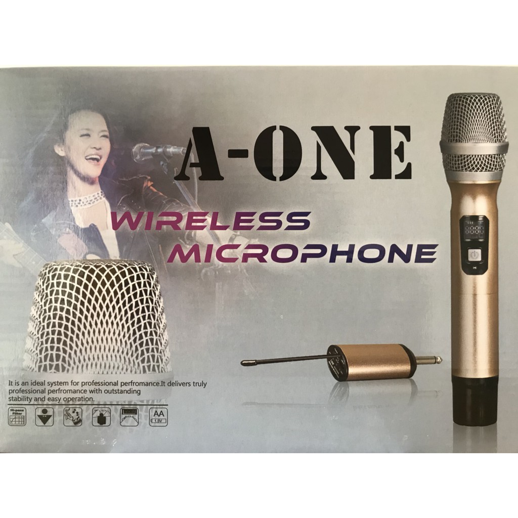 ไมโครโฟนไร้สาย ไมค์ลอยเดี่ยว UHF SINGLE Wireless Microphone