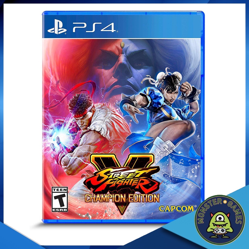 Street Fighter V Champion Edition Ps4 แผ่นแท้มือ1!!!! (Ps4 games)(แผ่นเกมส์Ps4)(Street Fighter 5 Cha
