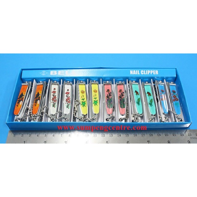 กรรไกรตัดเล็บ Bell - 129 (12 ชิ้น), Bell Nail Clippers - 129 (12 pieces)