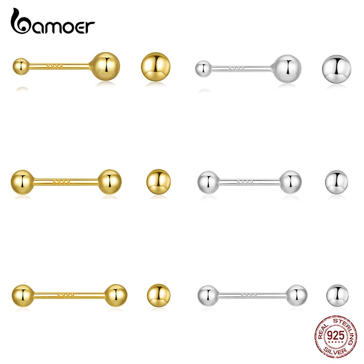 BAMOER บามอส 925เงินสเตอร์ลิงเศษไม้เปิดแหวนหลายชั้นเครื่องประดับแฟชั่นที่เรียบง่ายของขวัญสําหรับผู้หญิง