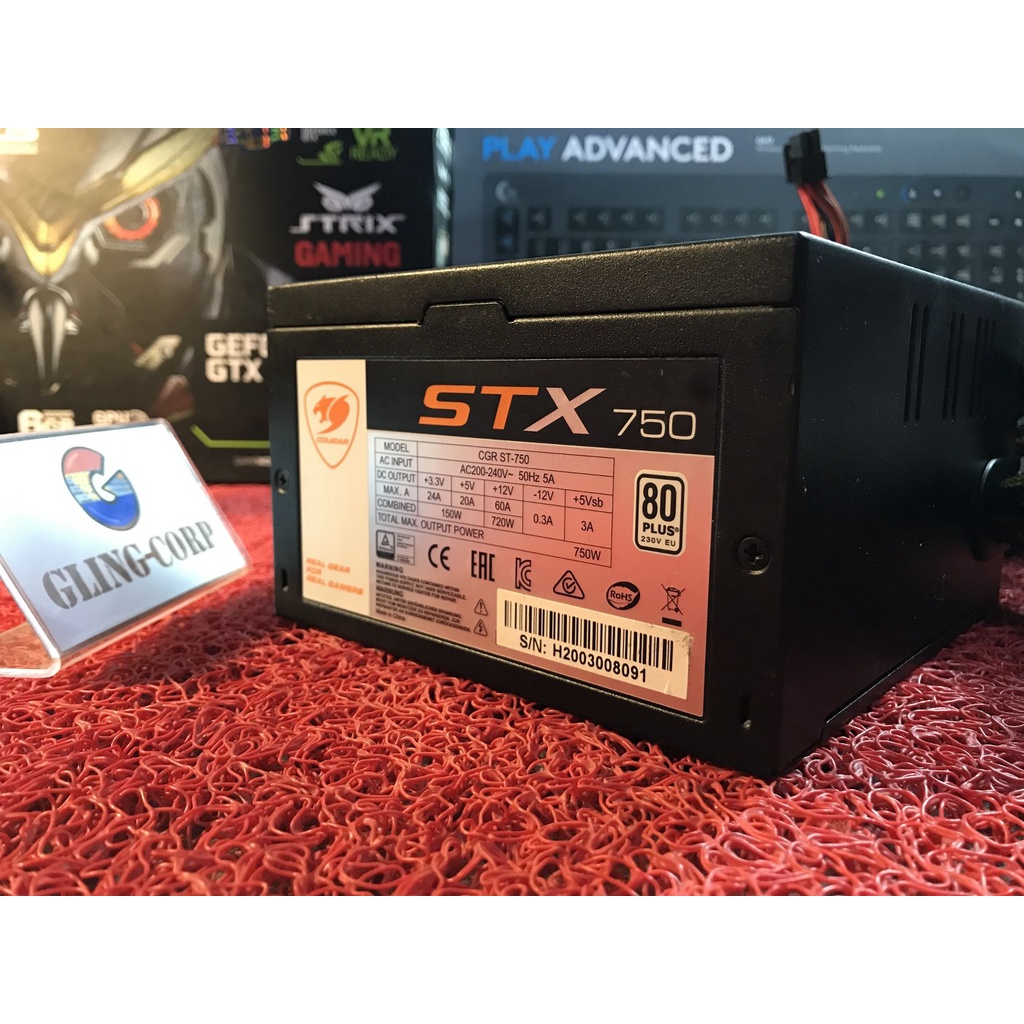 [ PSU ] COUGAR STX 550W / 650W / 750W 80+ WHITE | Shopee Thailand