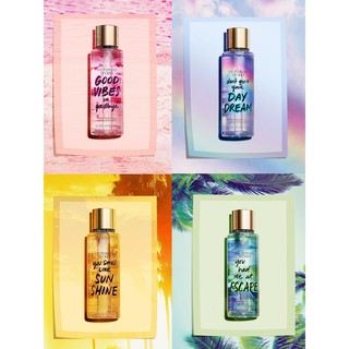 ❤️💥❣️Victorias Secret น้ำหอม  Lets Get Away  FRAGRANCE Collection Body Mist ขนาด 250ml. งานมิลเลอร์❤️💥❣️