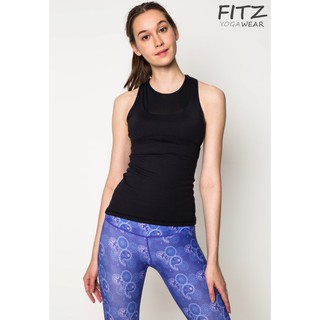 เสื้อโยคะ Fitz - Delight Tank Top - Black